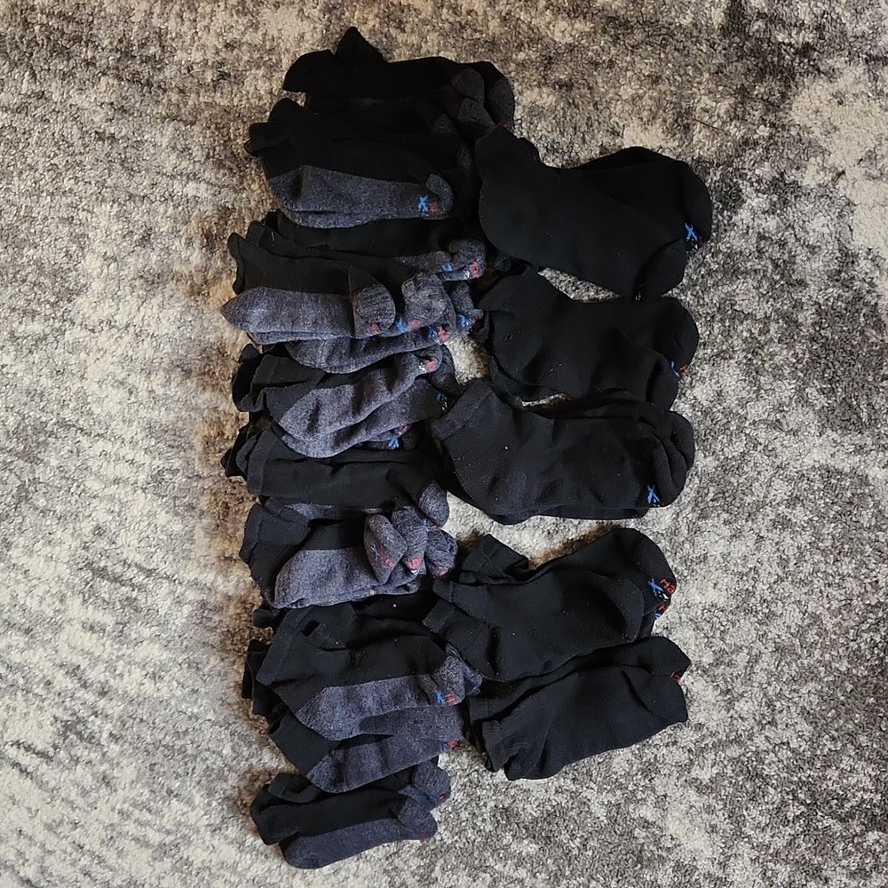 Hanes Double Tough Men's Ankle Socks, Max Cushion, 31 pairs
